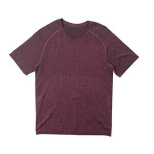 Lululemon Shirt Mens S Small Maroon Metal Vent Tech Versatile Active Train Run